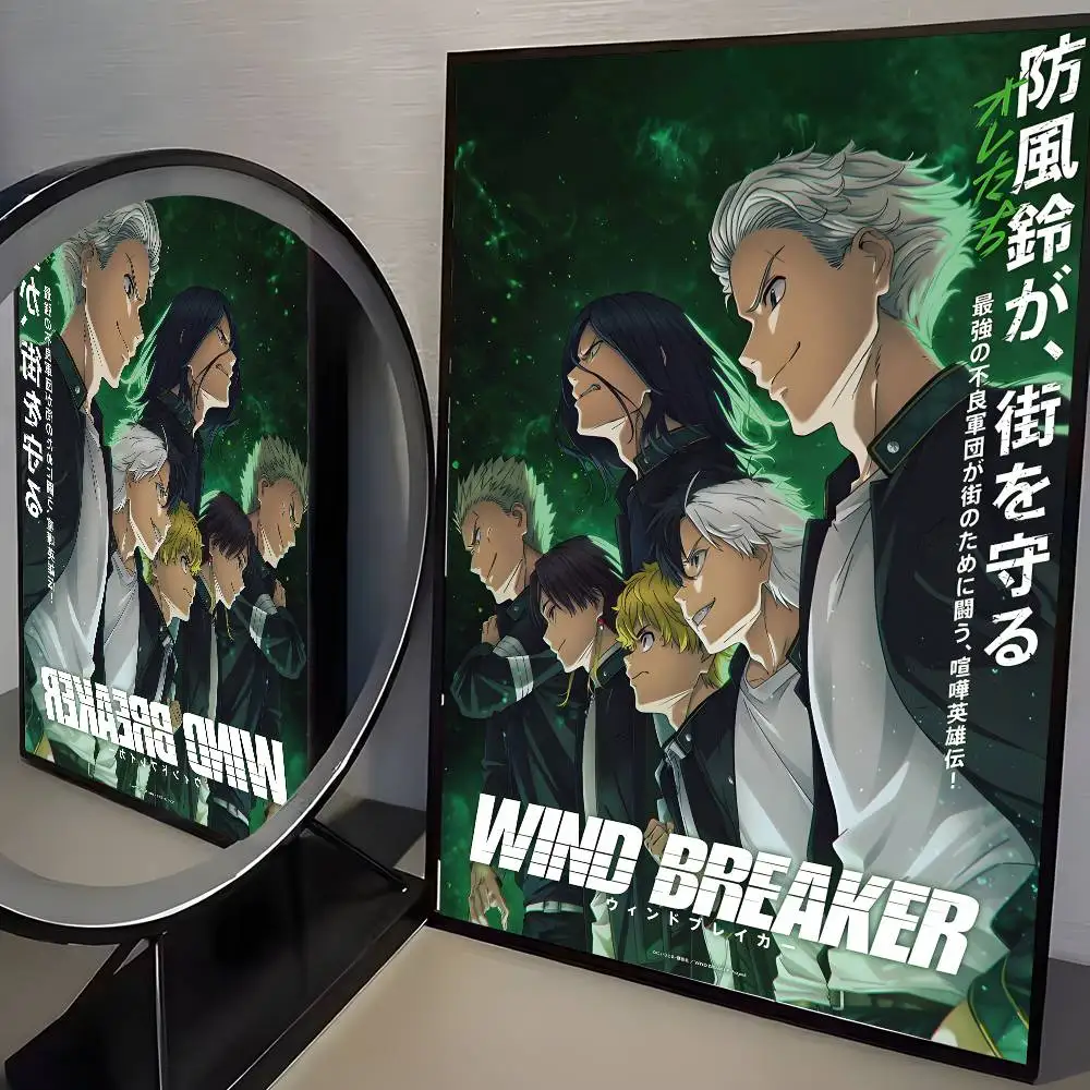 Wind Breaker Umemiya Hajime Smoking Pose Wall Art
