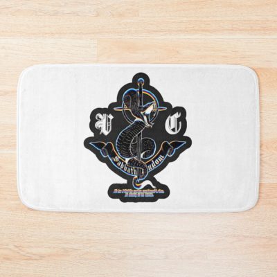 Wind Breaker Iron Wheels Bath Mat
