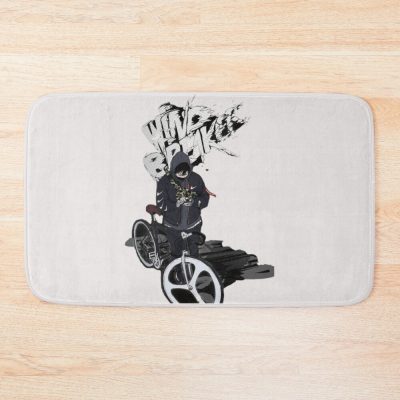 Wind Breaker Iron Wheels Bath Mat