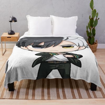Haruka Sakura From Wind Breaker Throw Blanket