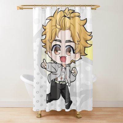 Wind Breaker Pedal Storm Shower Curtain