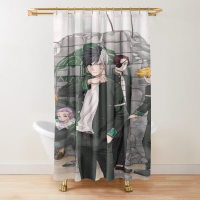 Phantom Ride Wind Breaker Shower Curtain