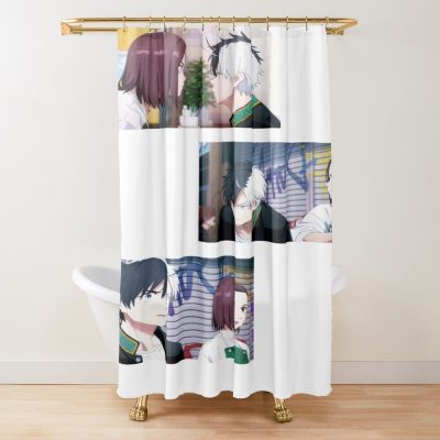 Wind Breaker Tachibana And Sakura Shower Curtain