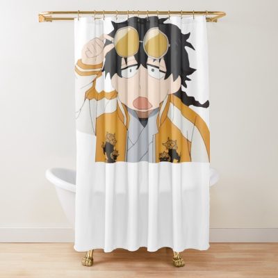 Jo Togame Wind Breaker Shower Curtain