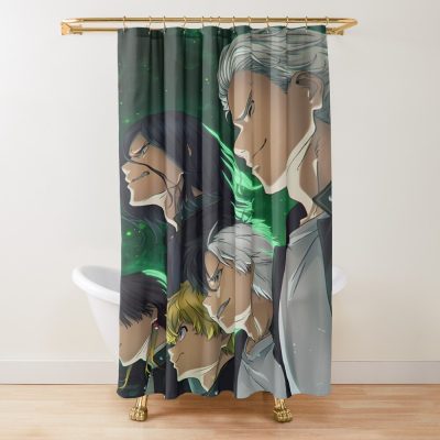 Wind Breaker Main Characters Shower Curtain