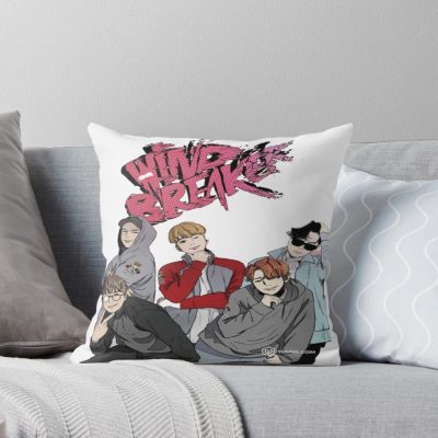Wind Breaker Silent Dash Throw Pillow