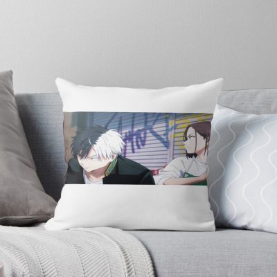 Drift Hunters Tachibana And Sakura Throw Pillow