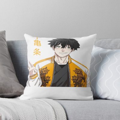 Jo Togame Full Throttle Wind Breaker Throw Pillow