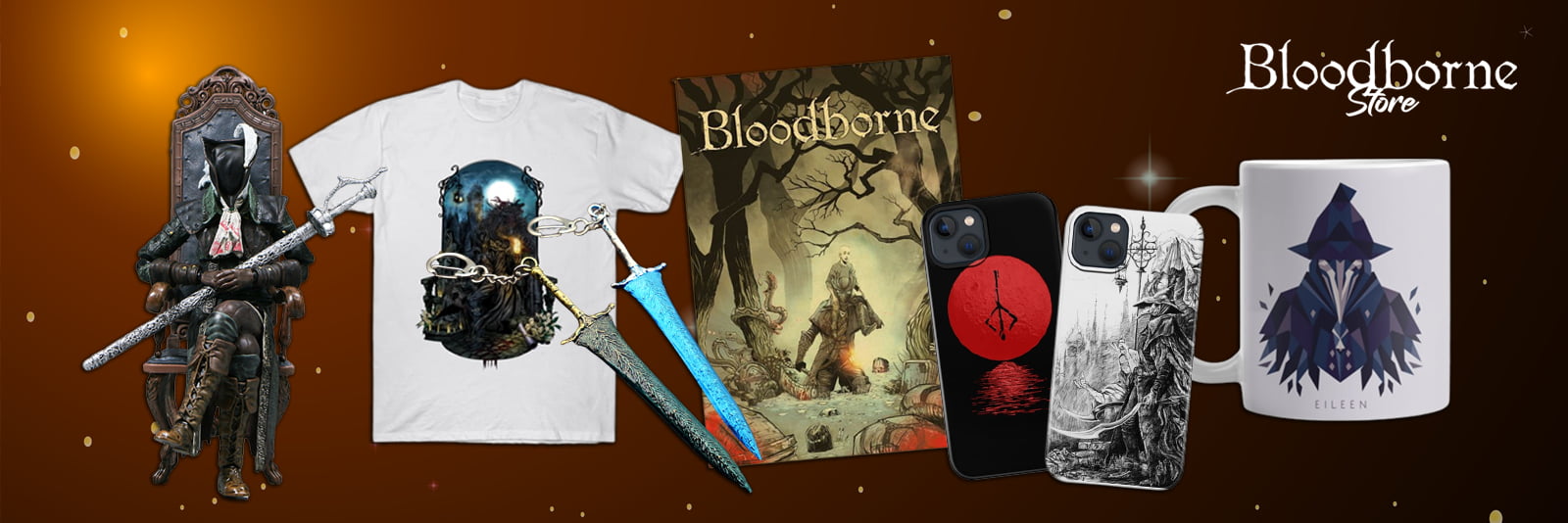 Bloodborne store banner - Wind Breaker Merch