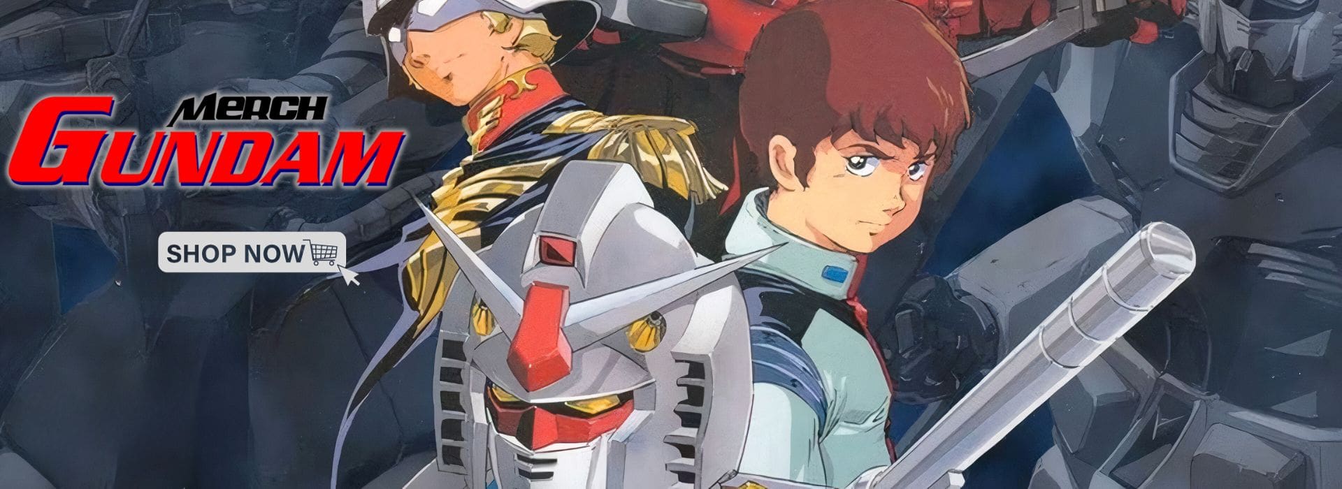 Gundam Merch Store Main Banner - Wind Breaker Merch